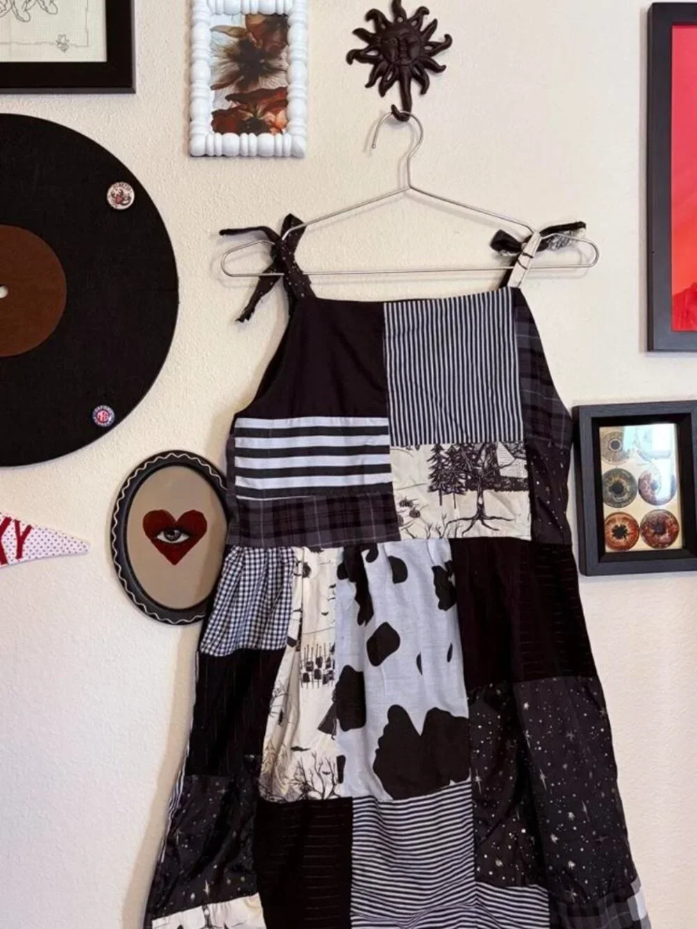 Leveret Handmade Patchwork Witchy Dress